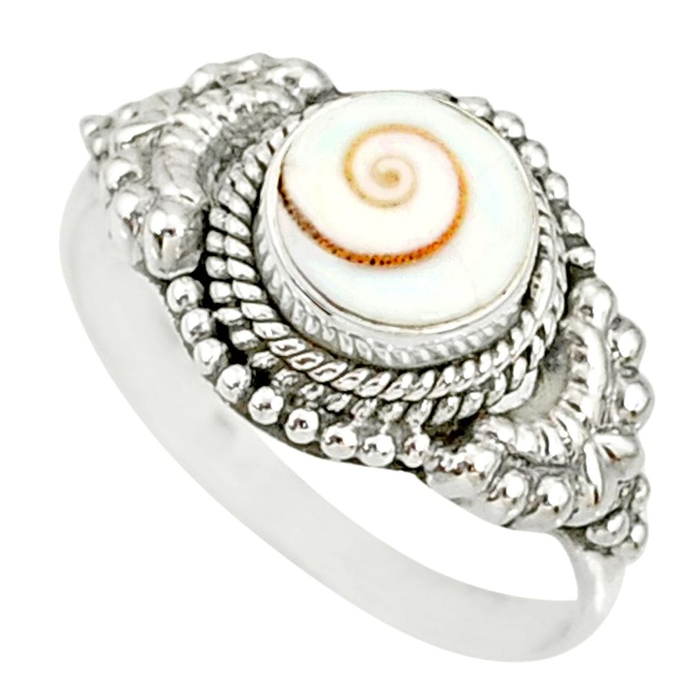 2.42cts natural white shiva eye 925 silver solitaire ring jewelry size 8 r76773