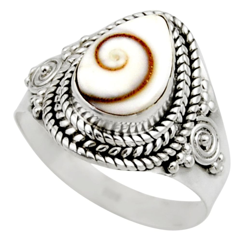 2.55cts natural white shiva eye 925 silver solitaire ring size 6.5 r52492