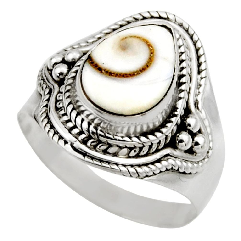 2.53cts natural white shiva eye 925 silver solitaire ring size 6.5 r52496