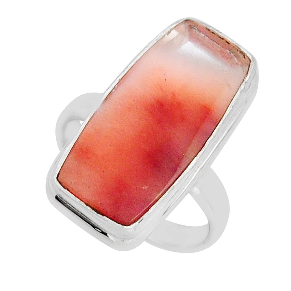 10.93cts silk rutile baguette 925 sterling silver ring jewelry size 6.5 y28472