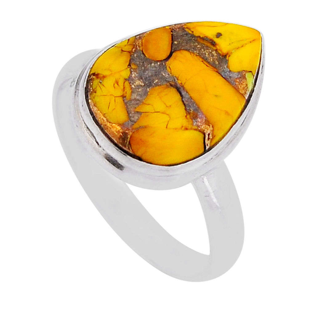 8.34cts solitaire honey dahlia 925 sterling silver ring jewelry size 10.5 n54344