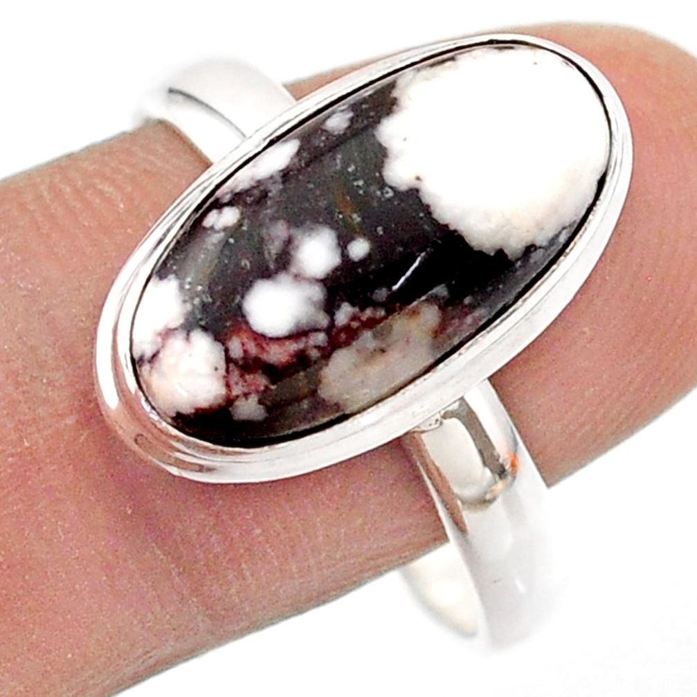 7.66cts solitaire natural bronze wild horse magnesite silver ring size 11 t61671