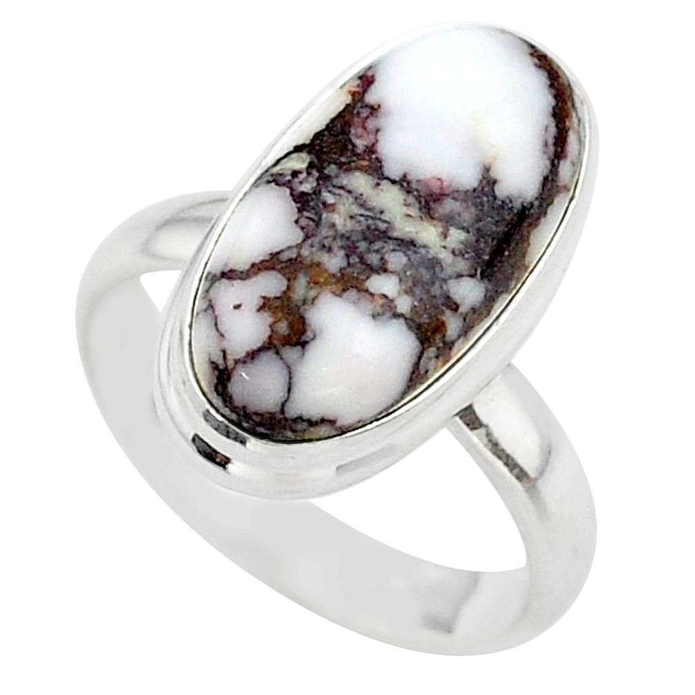 8.94cts solitaire natural bronze wild horse magnesite silver ring size 7 t38986