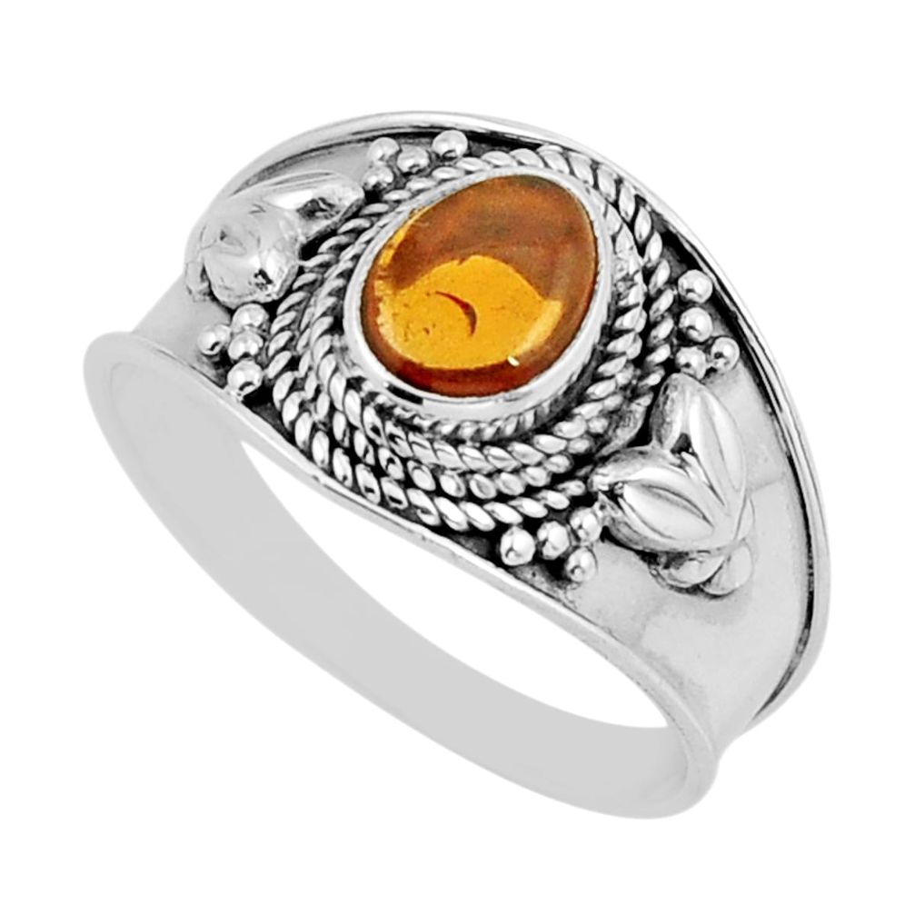 1.71cts solitaire natural green tourmaline fancy 925 silver ring size 8.5 y49486