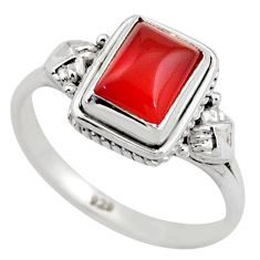2.26cts solitaire natural honey onyx 925 sterling silver ring size 7 t79458