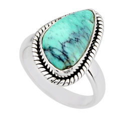 6.04cts solitaire natural kammererite 925 sterling silver ring size 7 y64825
