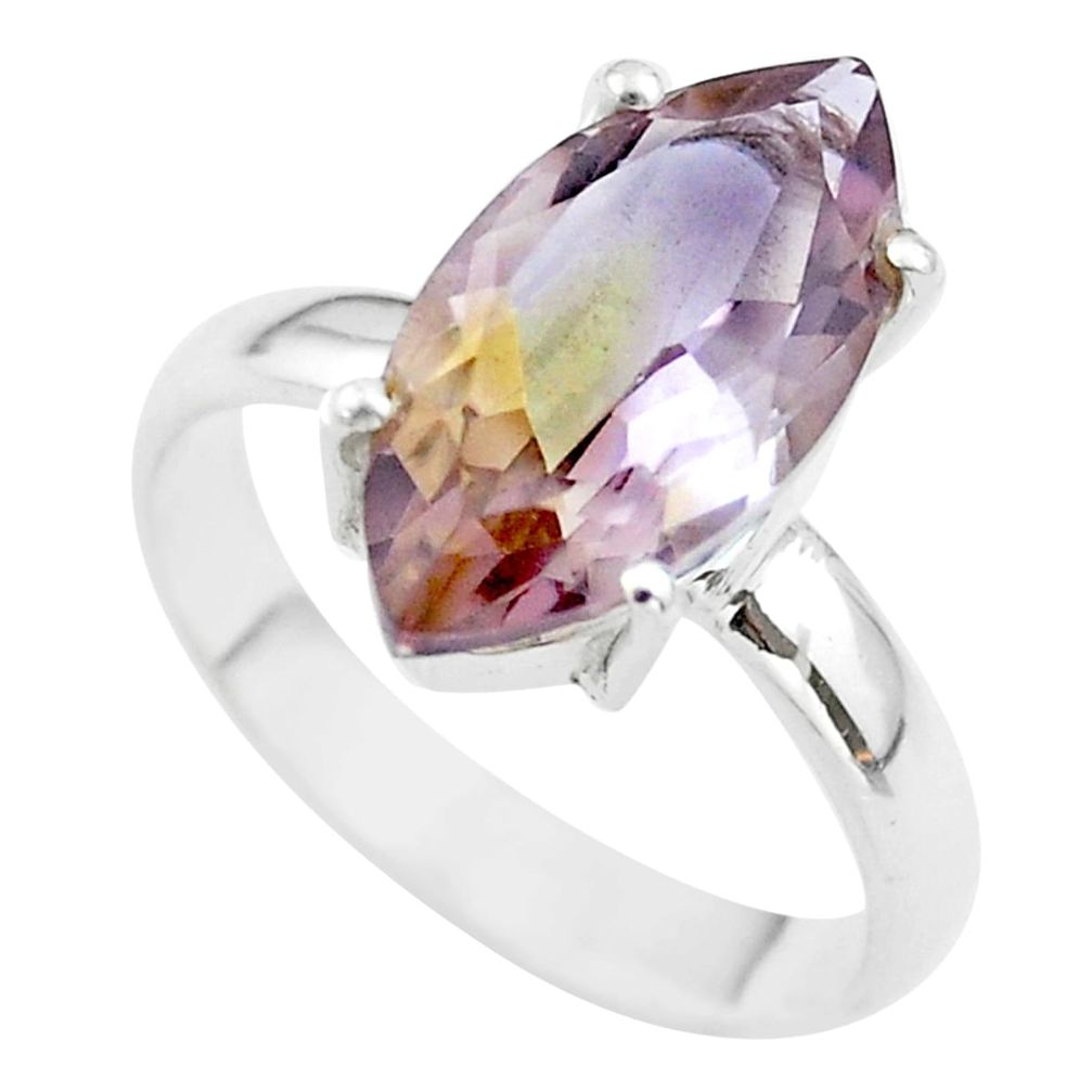 9.47cts solitaire natural purple ametrine 925 silver ring jewelry size 10 t50244