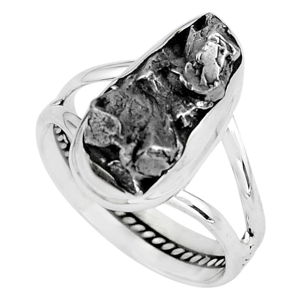 18.46cts natural campo del cielo 925 silver solitaire ring size 10 p69139
